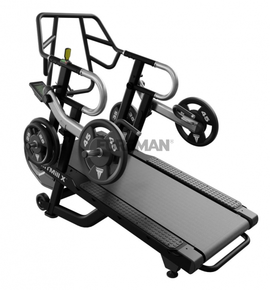 THROWDOWN HIITMILL X — автономная беговая дорожка с рычагами для прогулки фермера и HIIT-тренировок