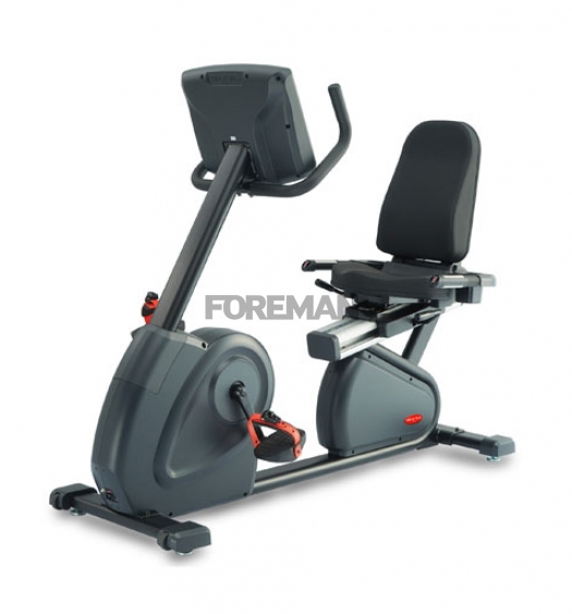 Circle Fitness R8 E Plus — горизонтальный велотренажёр с технологией SmoothMotion и мультимедийной консолью 15,6 дюйма