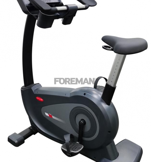 Вертикальный велотренажер Circle Fitness B8 с регулируемым сиденьем, комфортными рукоятями и 25 уровнями сопротивления