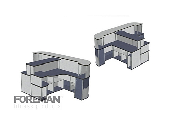 Многофункциональные стойки-рецепции FOREMAN®